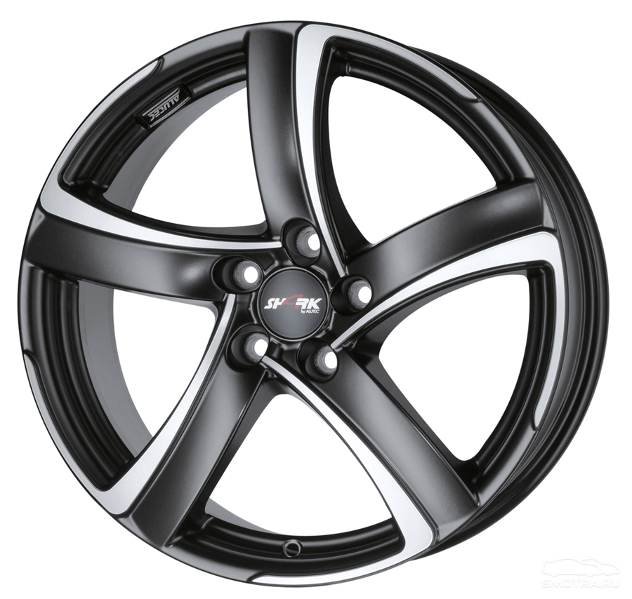 Купить запчасть ALUTEC - WHS039811 Shark 18/8 ET45 Racing black front polished