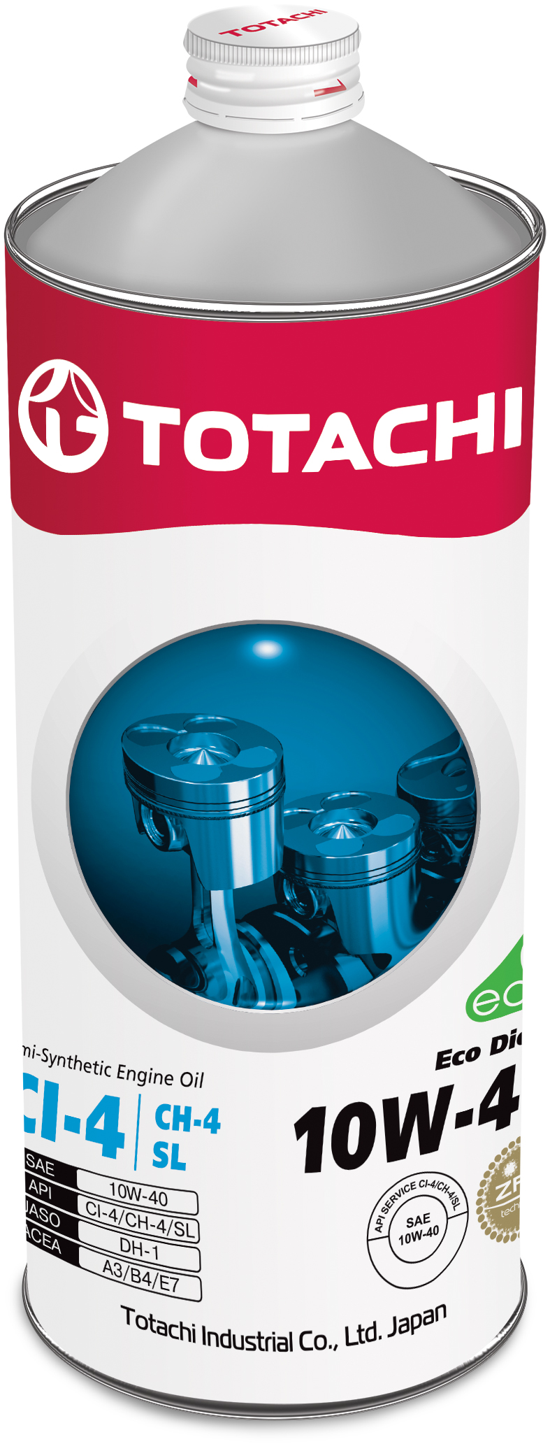 Купить запчасть TOTACHI - 4562374690516 Eco Diesel Semi-Synthetic CI-4/CH-4/SL 10W-40, 1л