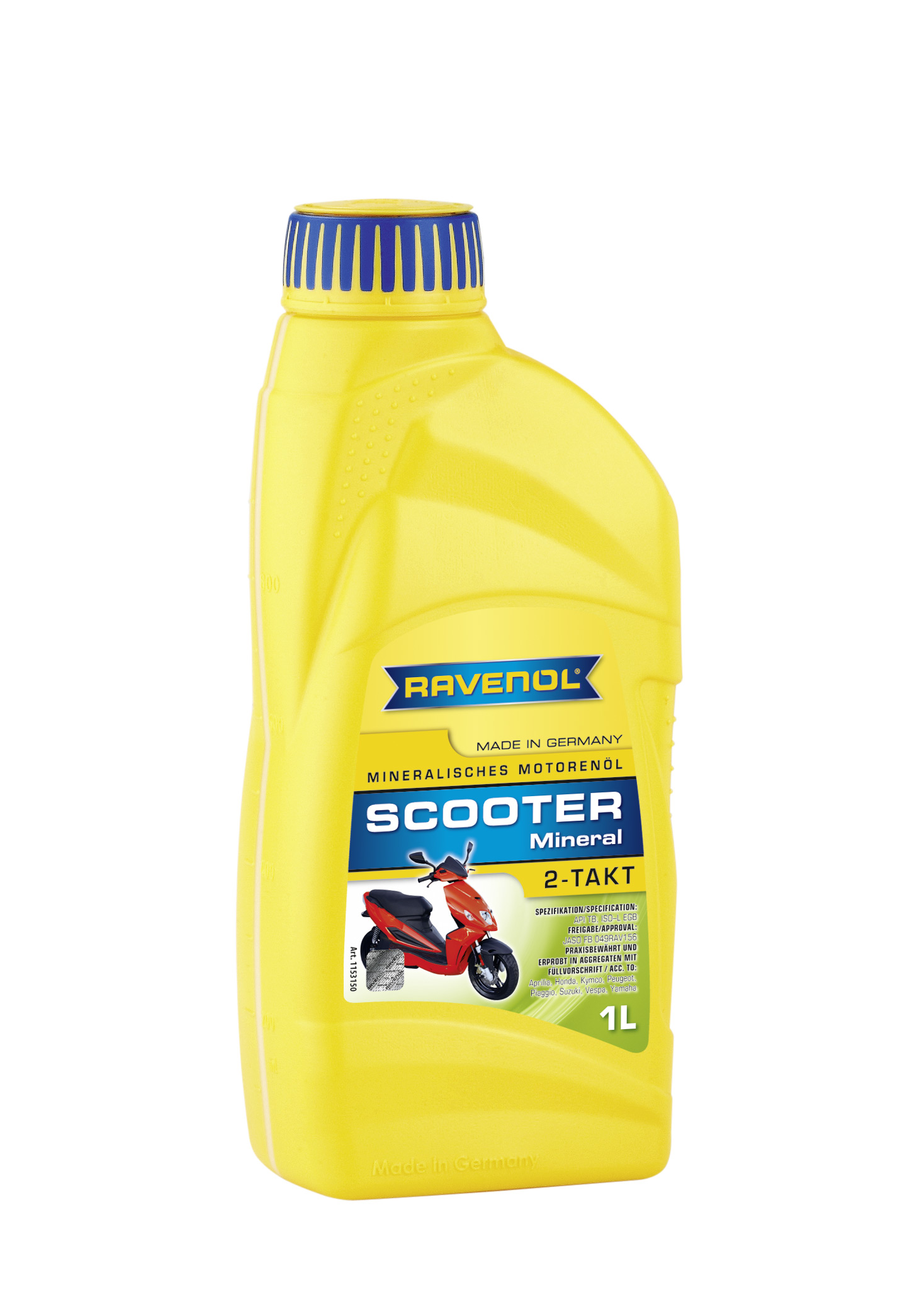 Купить запчасть RAVENOL - 4014835728813 для 2-Такт скутеров Scooter 2-Takt Mineral (1л) new