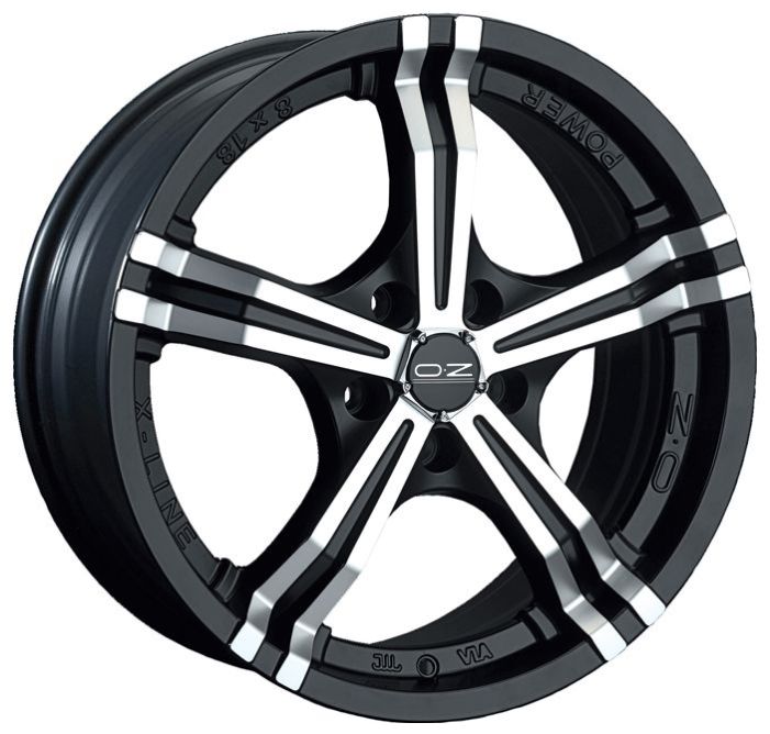 Купить запчасть OZ - WHS056897 Power 16/7 ET16 Matt black + diamond cut