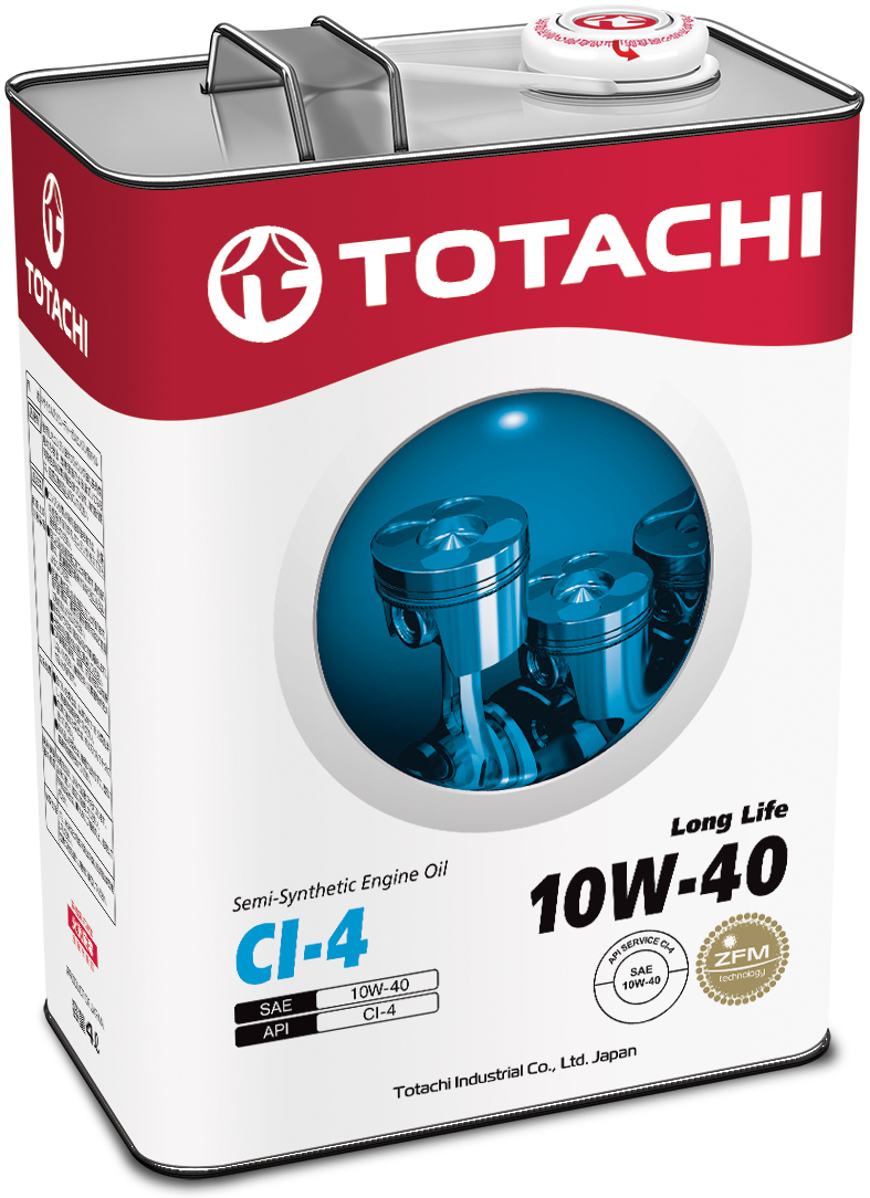 Купить запчасть TOTACHI - 4562374690578 Long Life Semi-Synthetic CI-4 10W-40, 4л