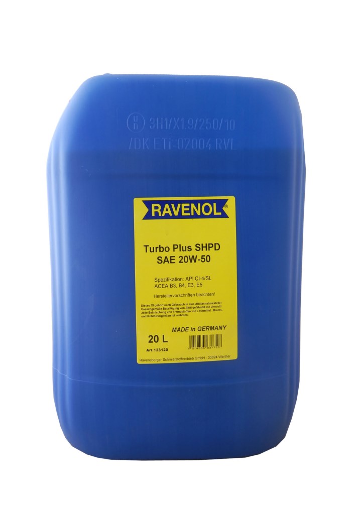 Купить запчасть RAVENOL - 2200000014887 Turbo-Plus SHPD 20W50 (20л)