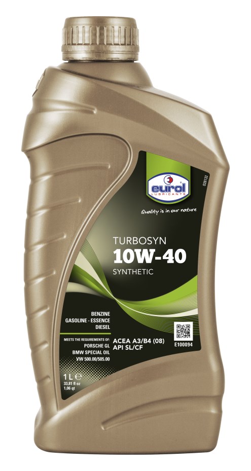 Купить запчасть EUROL - E1000941L  Turbosyn 10W-40 SL/CF, 1л