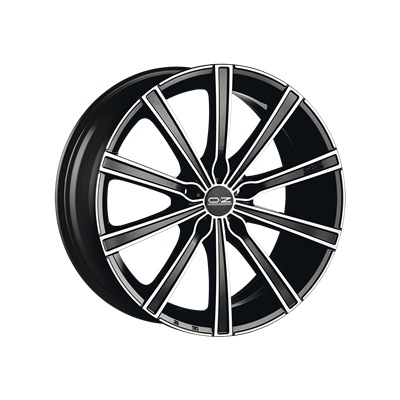 Купить запчасть OZ - WHS056936 Lounge 10 18/8 ET38 Matt black + diamond cut