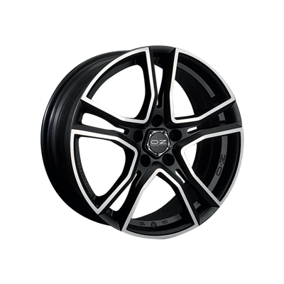 Купить запчасть OZ - WHS028189 Adrenalina 16/7 ET25 Matt black + diamond cut