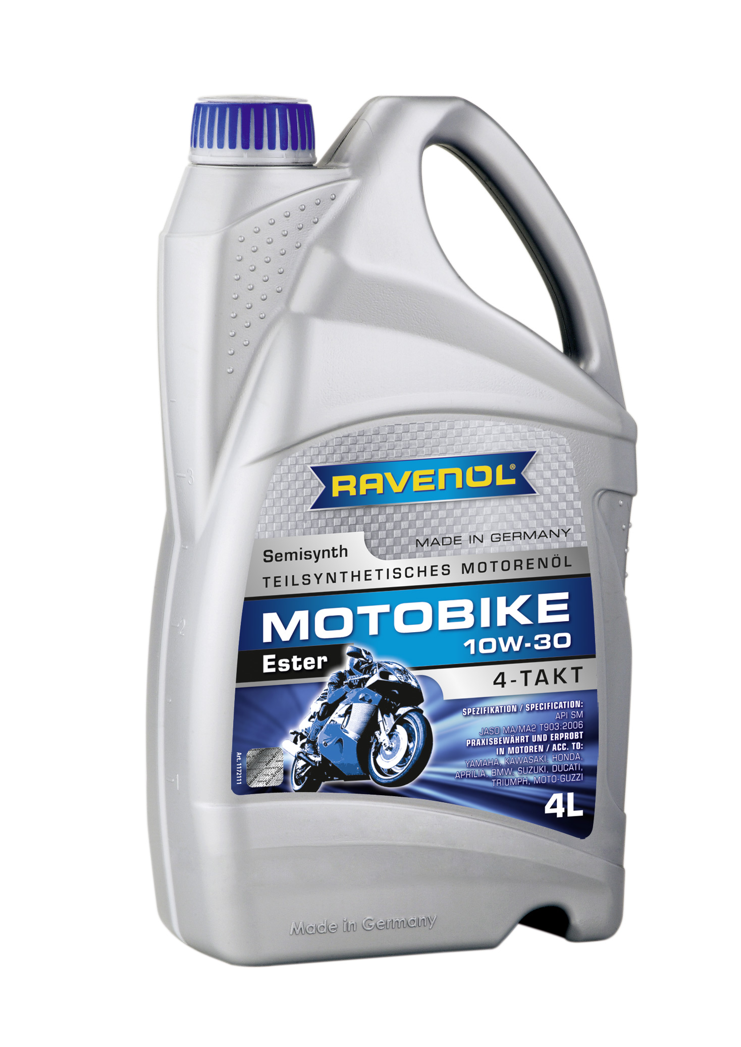 Купить запчасть RAVENOL - 4014835731097 Motobike 4-T Ester 10W-30 (4л) new