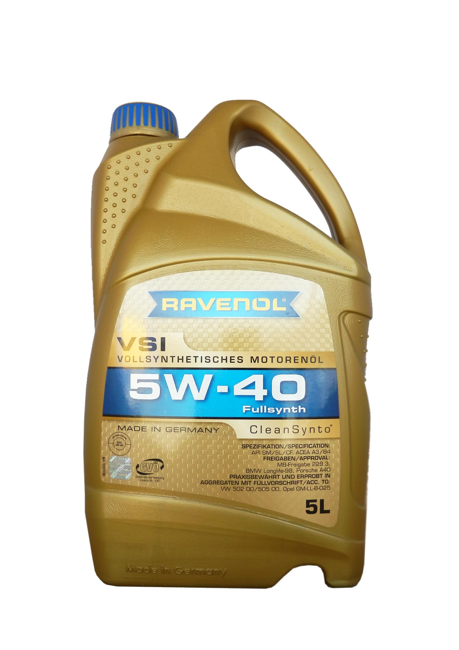 Купить запчасть RAVENOL - 4014835723559 VSI SAE 5W-40 ( 5л) new