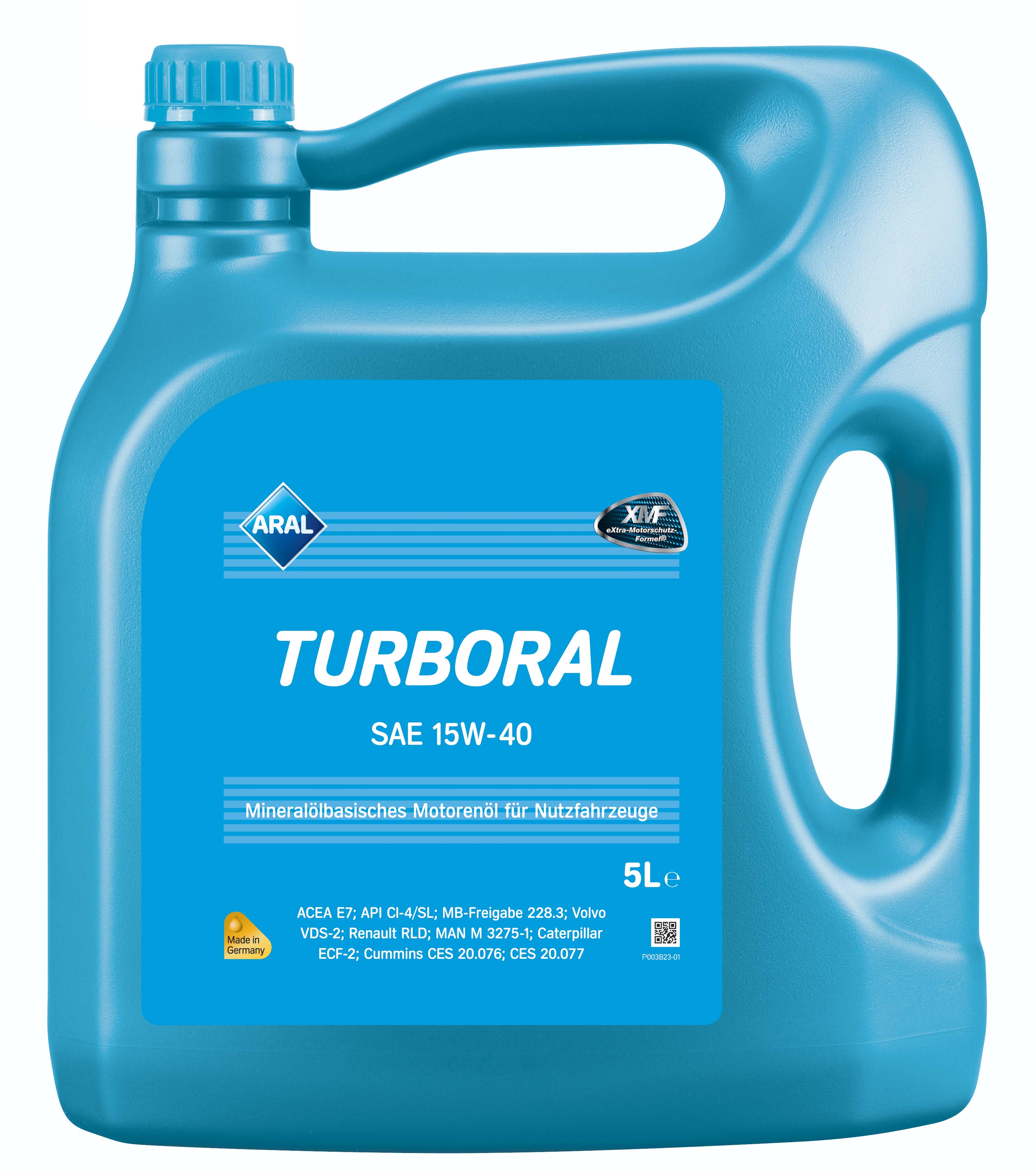 Купить запчасть ARAL - 22014  Turboral 15W-40, 5л.