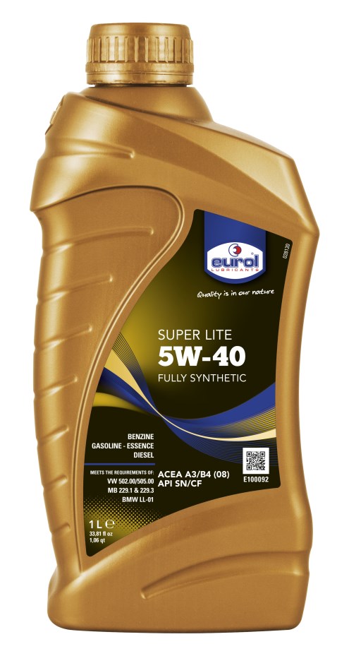 Купить запчасть EUROL - E1000921L  Super Lite 5W-40 SN/CF