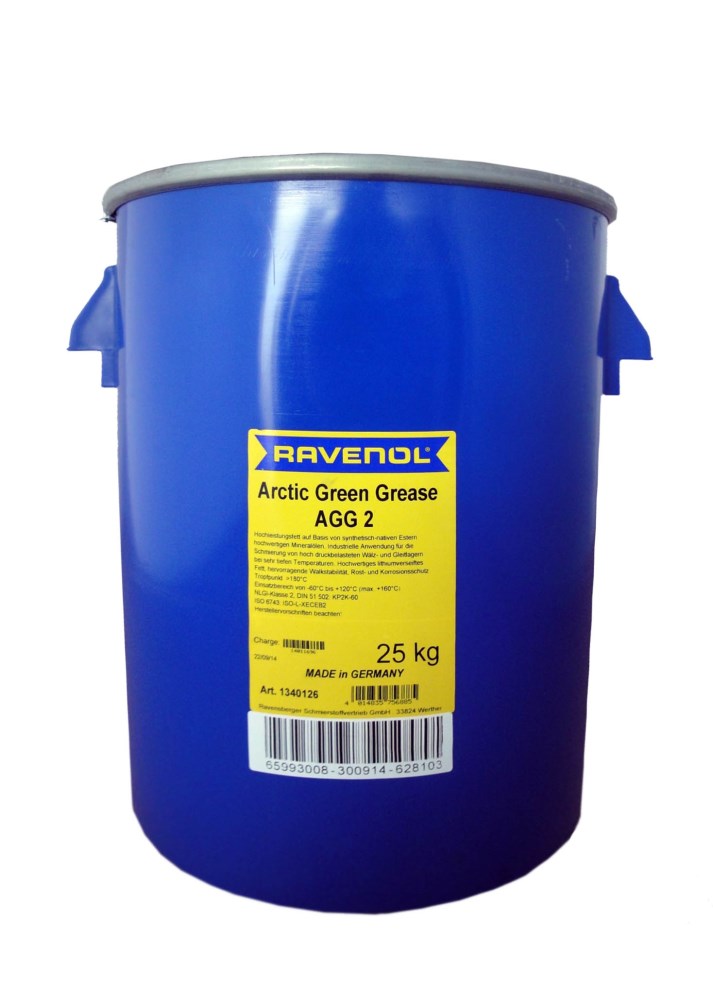 Купить запчасть RAVENOL - 4014835756885 Смазка Arctic Green Grease AGG2 (25кг)