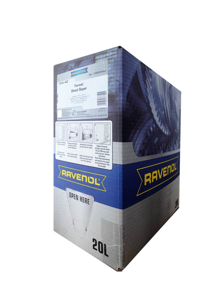 Купить запчасть RAVENOL - 4014835777125 Formel Super Diesel 15W-40 (20л) ecobox