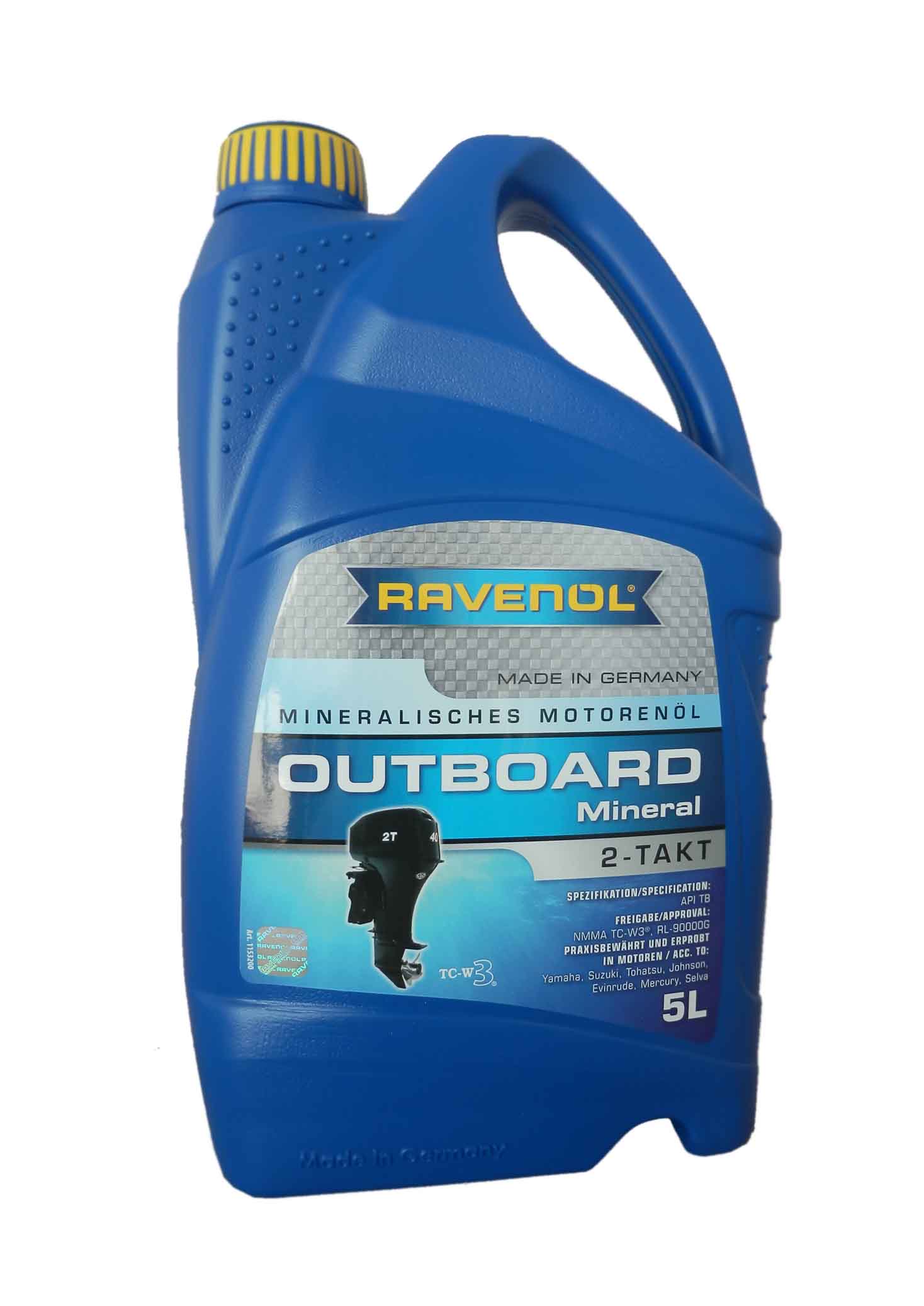 Купить запчасть RAVENOL - 4014835728950 для 2Т лод.моторов Outboard 2T Mineral ( 5л) new