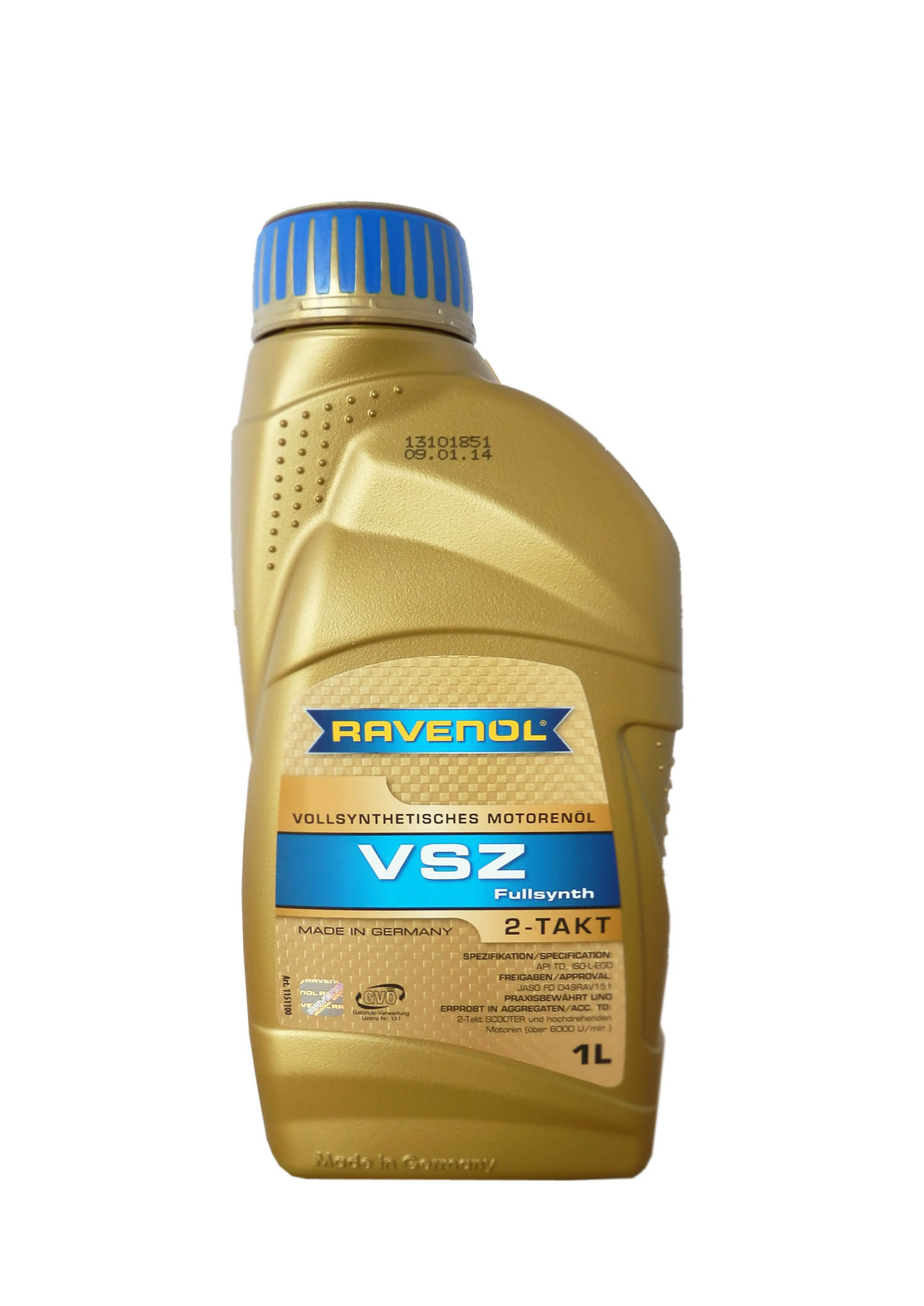 Купить запчасть RAVENOL - 4014835727212 для 2-Такт VSZ Zweitaktoel Vollsynth.(1л) new